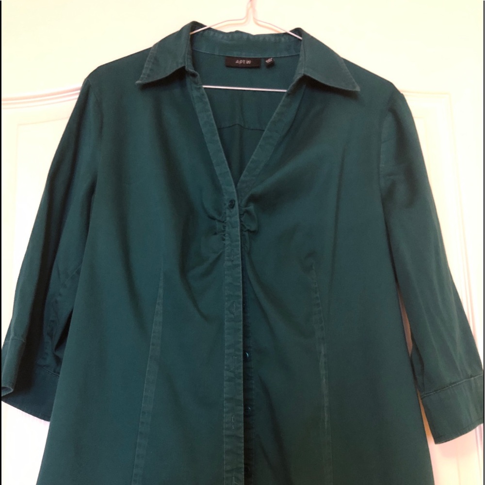 Apt 9 cotton button up blouse